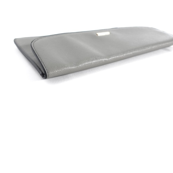 | Lovevook | Gray Sleek Wallet Clutch Wristet Bag Purse - Picture 8 of 10